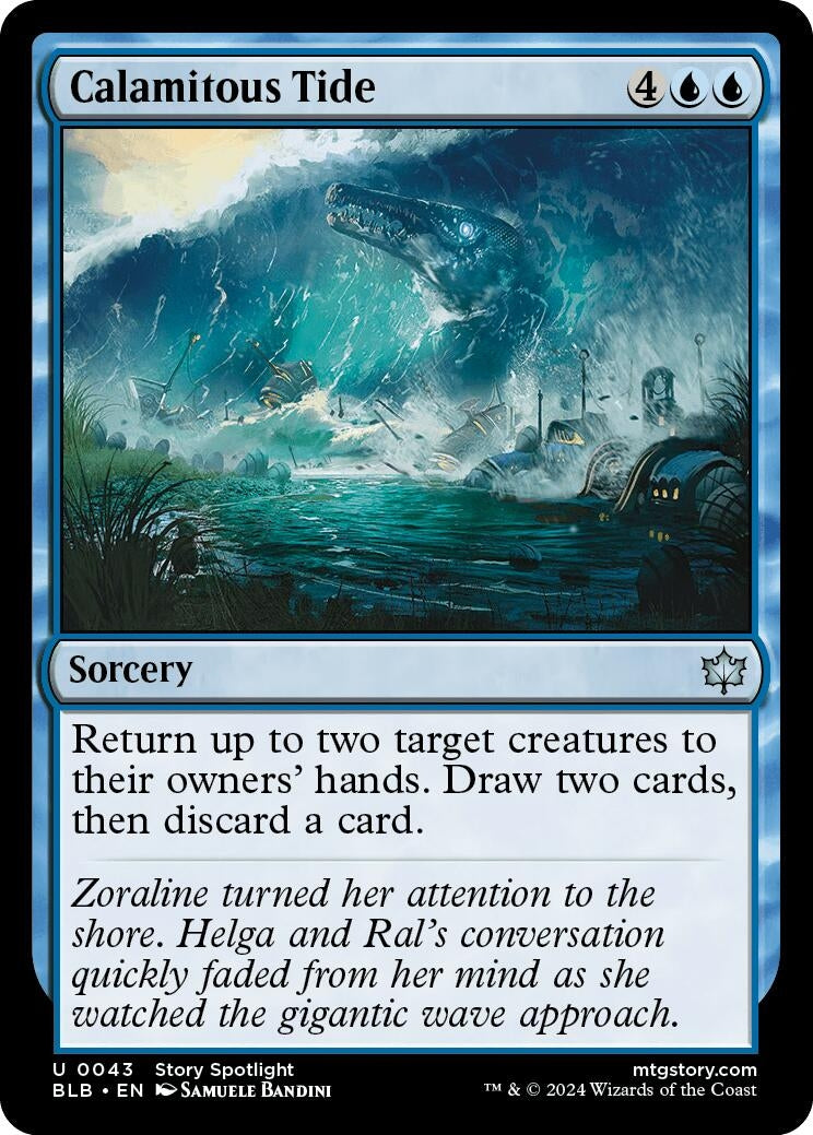 Image for Calamitous Tide (43) (BLB) - Magic: The Gathering