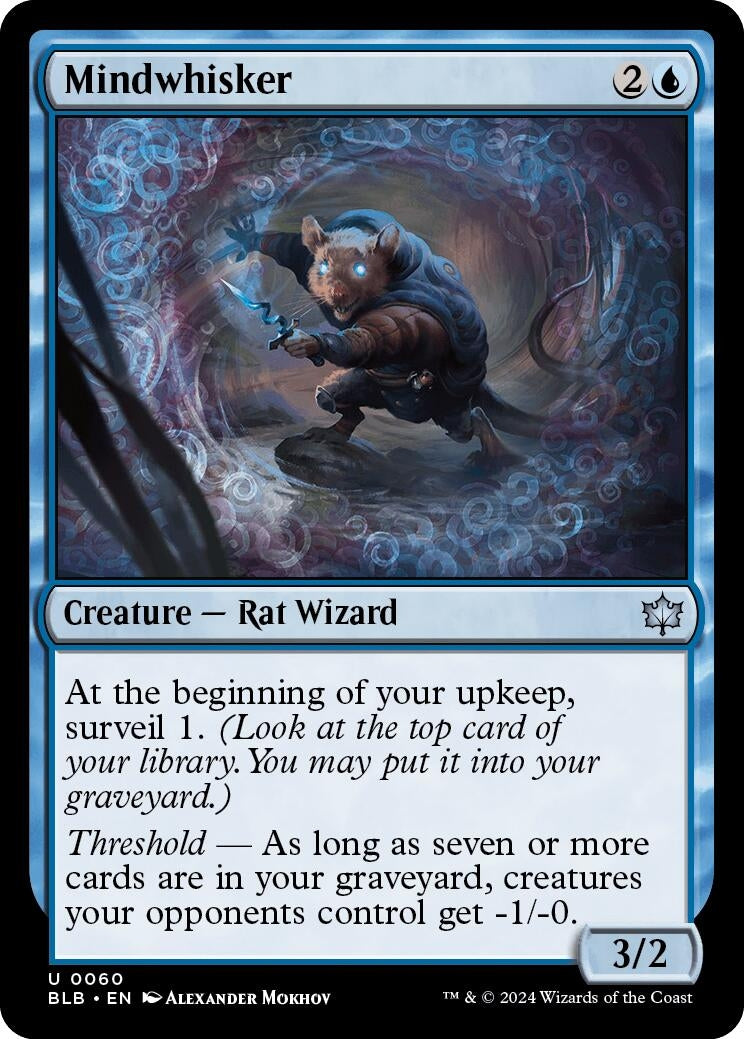 Image for Mindwhisker (60) (BLB) - Magic: The Gathering