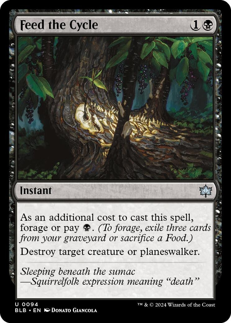 Image for Feed the Cycle (94) (BLB) - Magic: The Gathering
