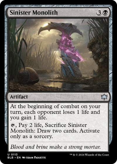 Sinister Monolith (113) (BLB)