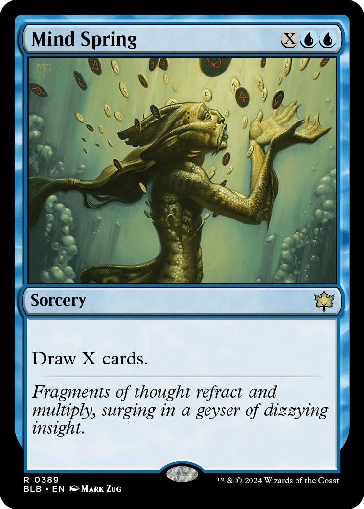 Image for Mind Spring (389) (BLB) - Magic: The Gathering