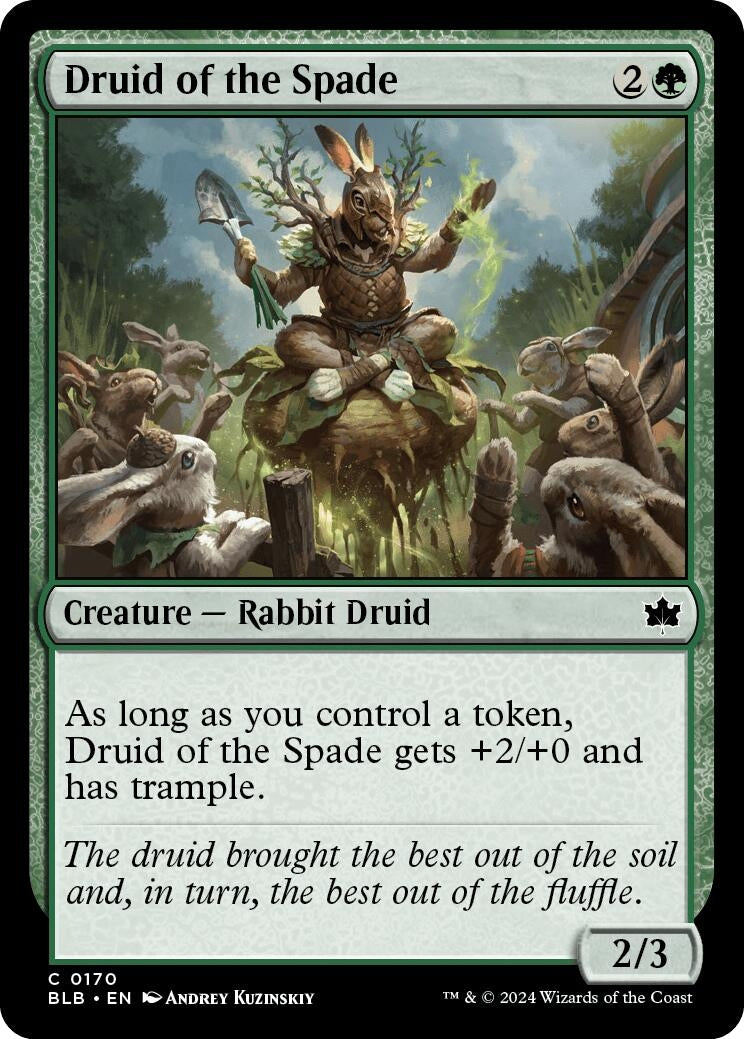 Image for Druid of the Spade (170) (BLB) - Magic: The Gathering
