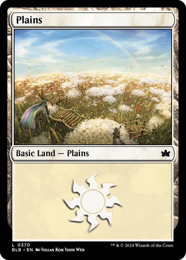 Image for Plains (0370) (370) (BLB) - Magic: The Gathering