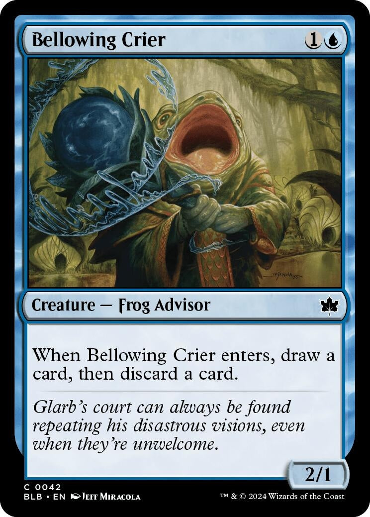 Image for Bellowing Crier (42) (BLB) - Magic: The Gathering