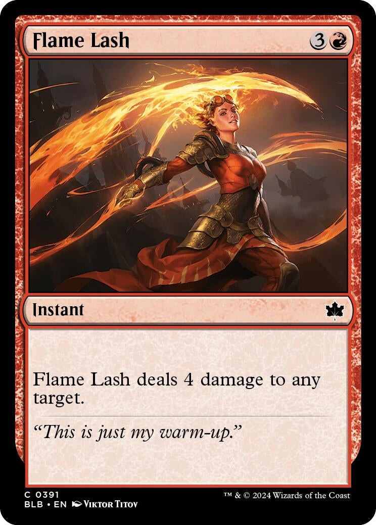 Image for Flame Lash (391) (BLB) - Magic: The Gathering