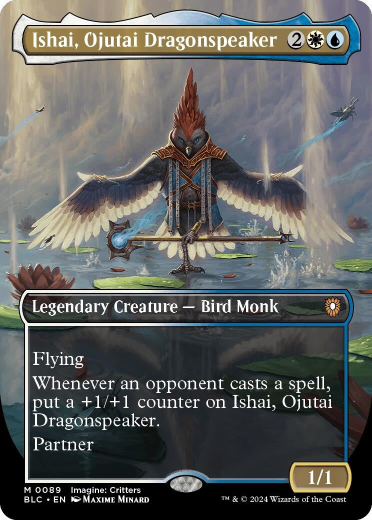 Image for Ishai, Ojutai Dragonspeaker (Borderless) (89) (BLC) - Magic: The Gathering