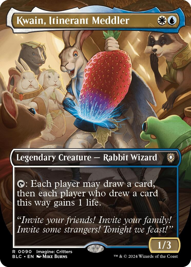 Image for Kwain, Itinerant Meddler (Borderless) (90) (BLC) - Magic: The Gathering