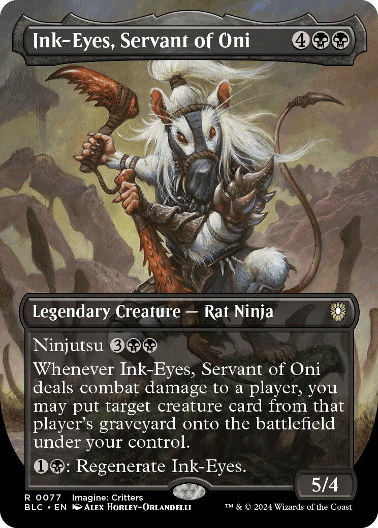 Image for Ink-Eyes, Servant of Oni (Borderless) (77) (BLC) - Magic: The Gathering