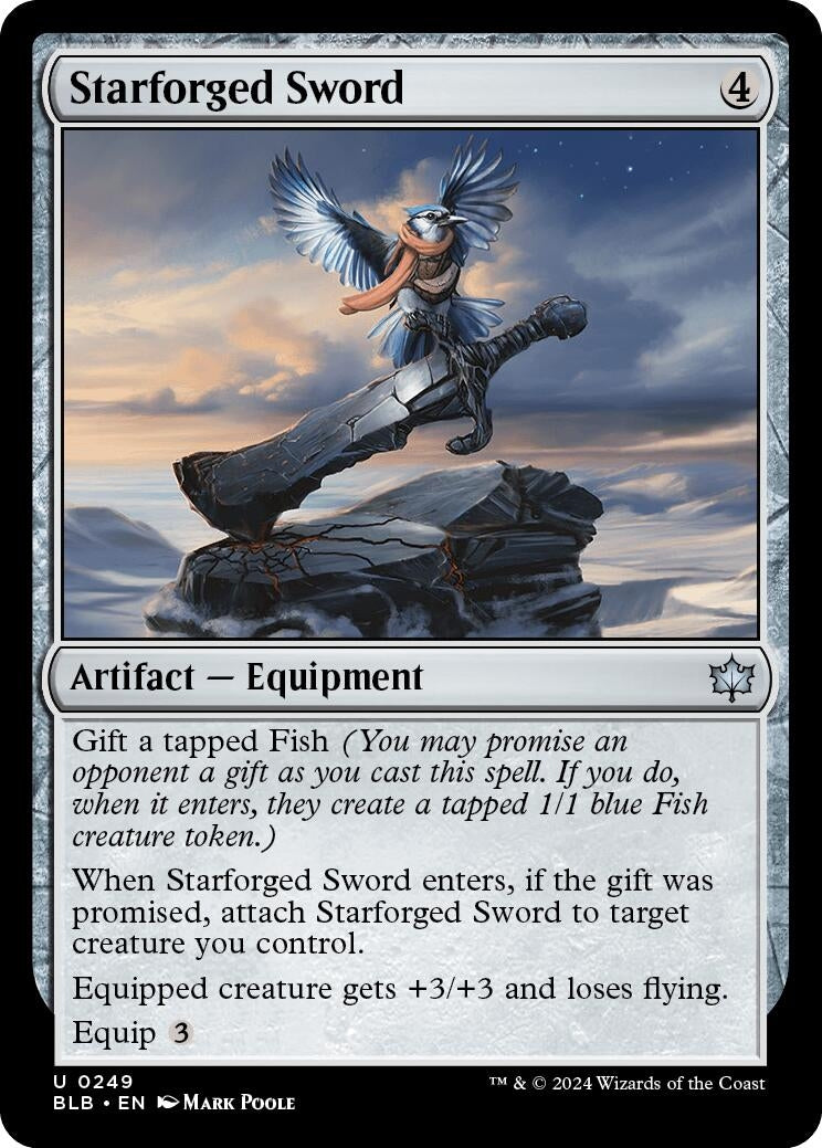Image for Starforged Sword (249) (BLB) - Magic: The Gathering