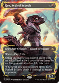 Image for Gev, Scaled Scorch (Borderless) (Raised Foil) (349) (BLB) - Magic: The Gathering