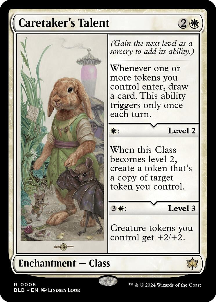 Image for Caretaker's Talent (6) (BLB) - Magic: The Gathering