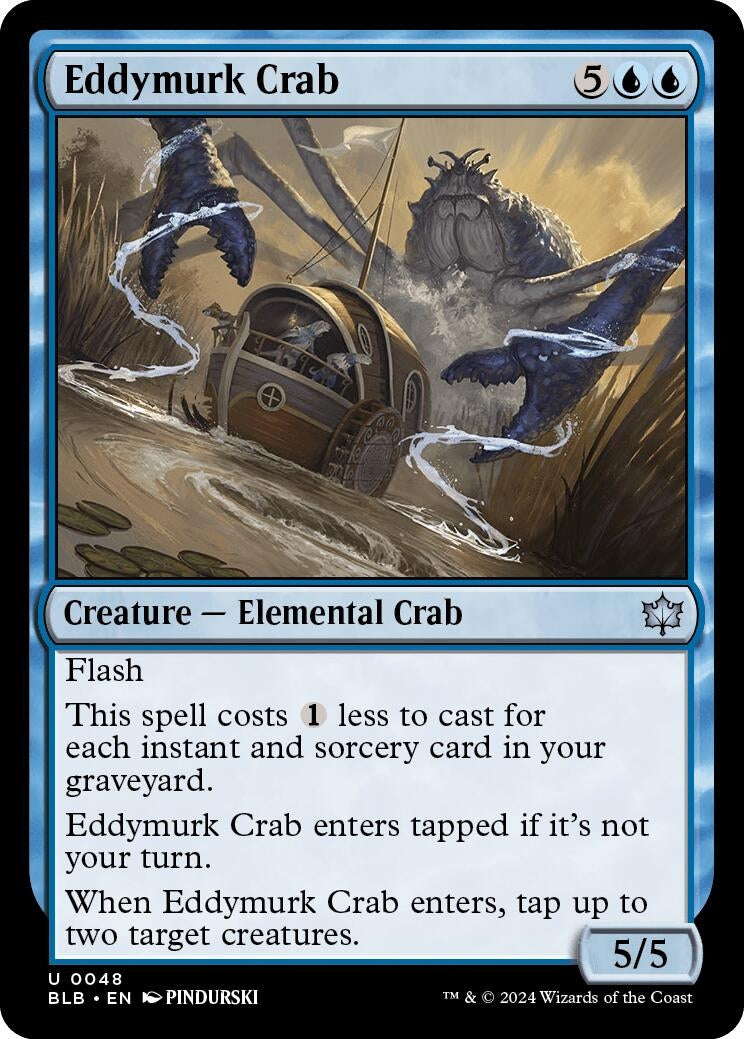 Image for Eddymurk Crab (48) (BLB) - Magic: The Gathering