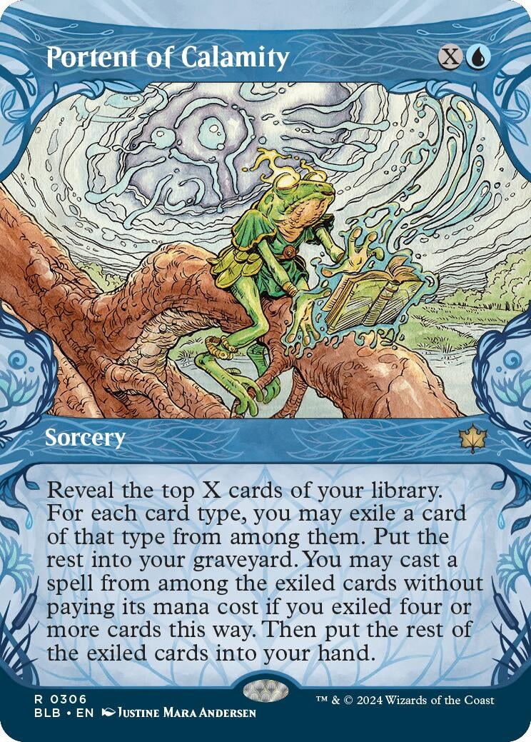 Image for Portent of Calamity (Showcase) (306) (BLB) - Magic: The Gathering