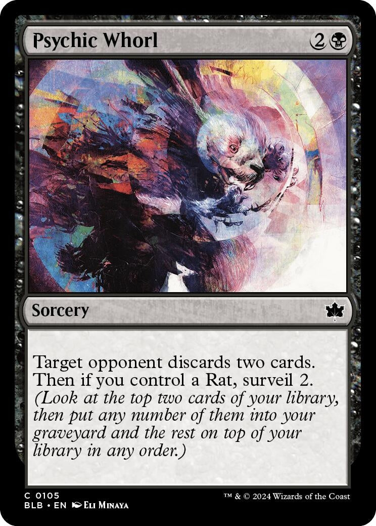 Image for Psychic Whorl (105) (BLB) - Magic: The Gathering