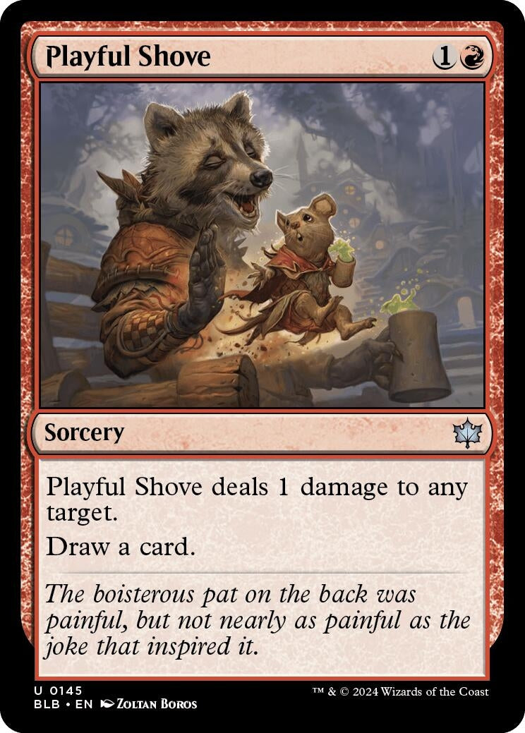 Image for Playful Shove (145) (BLB) - Magic: The Gathering