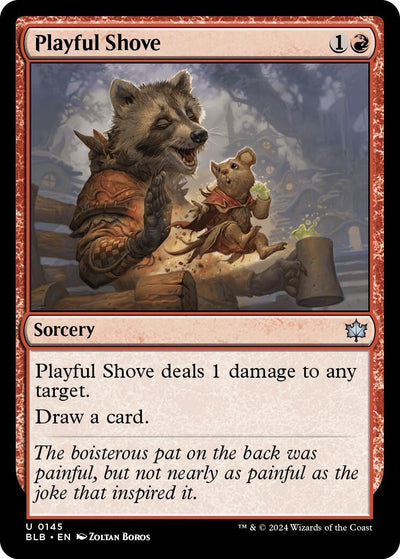 Playful Shove (145) (BLB)