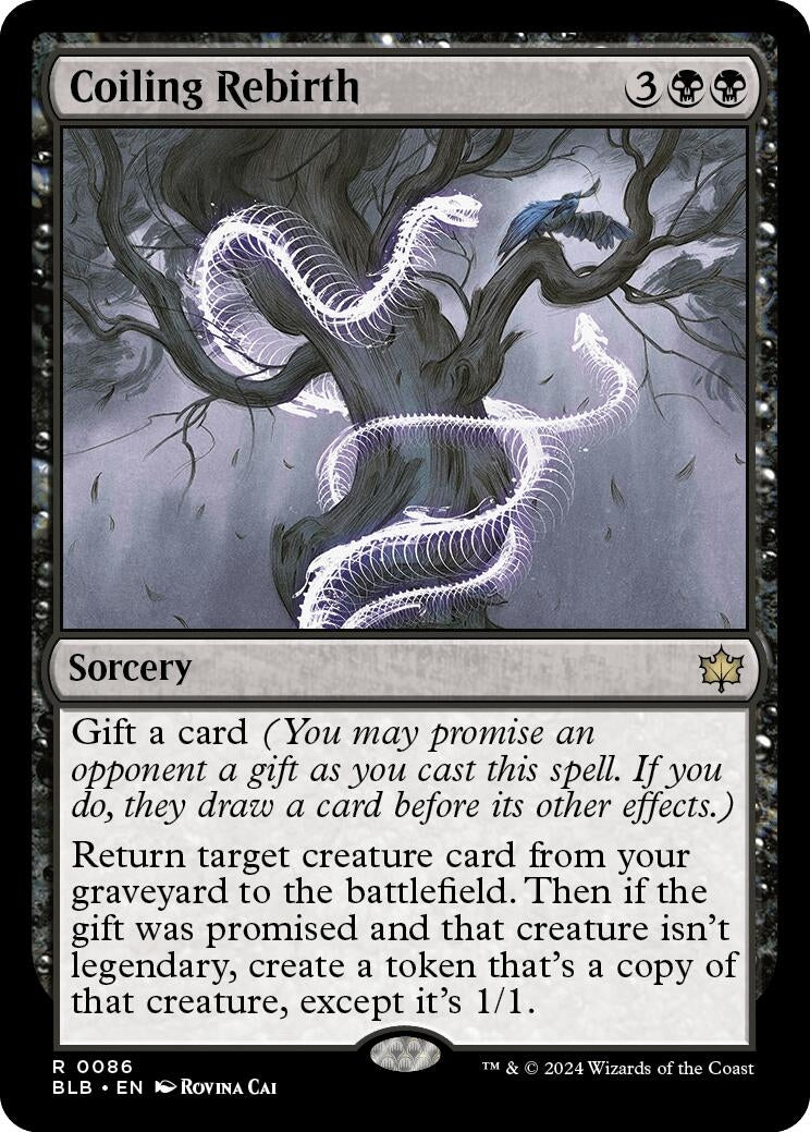 Image for Coiling Rebirth (86) (BLB) - Magic: The Gathering