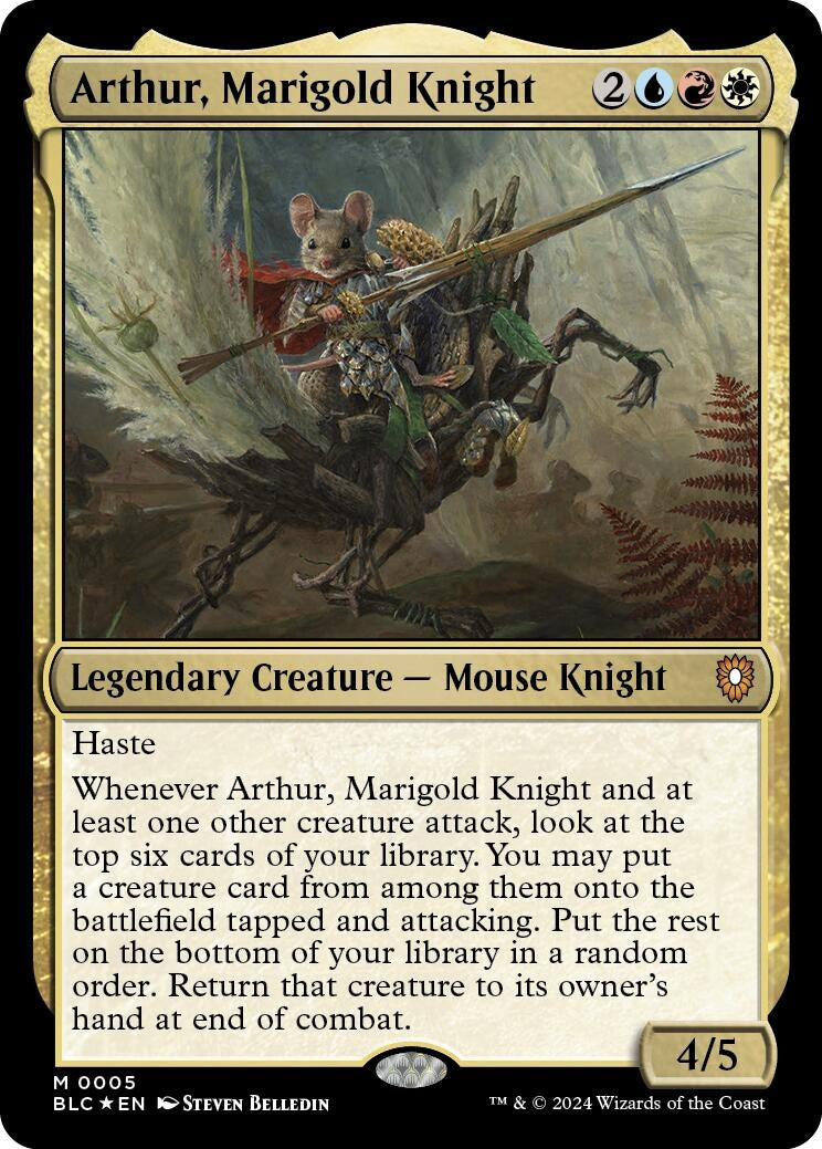 Image for Arthur, Marigold Knight (5) (BLC) - Magic: The Gathering