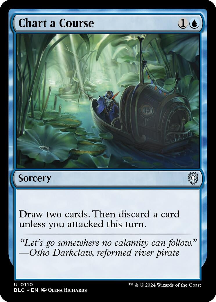 Image for Chart a Course (110) (BLC) - Magic: The Gathering