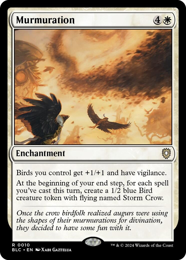 Image for Murmuration (10) (BLC) - Magic: The Gathering