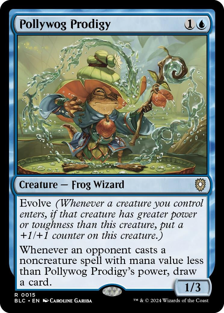 Image for Pollywog Prodigy (15) (BLC) - Magic: The Gathering