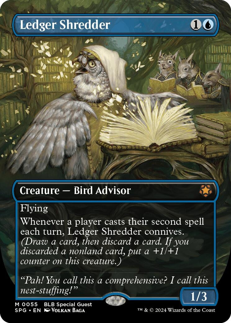 Image for Ledger Shredder (Borderless) (55) (SPG) - Magic: The Gathering
