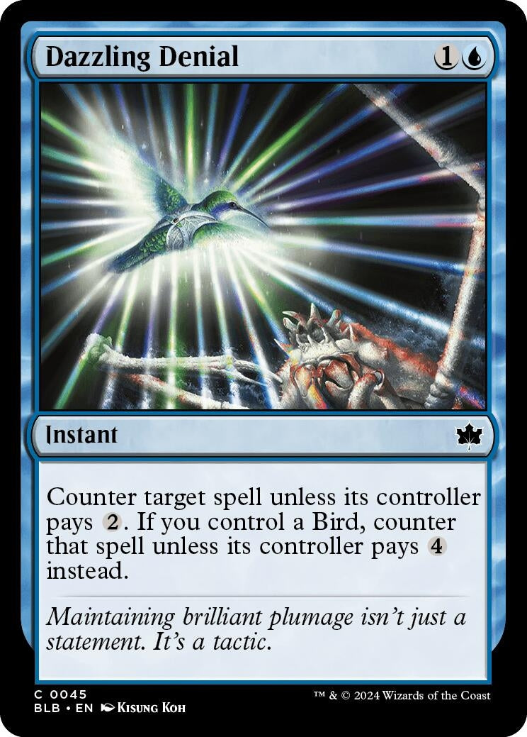 Image for Dazzling Denial (45) (BLB) - Magic: The Gathering