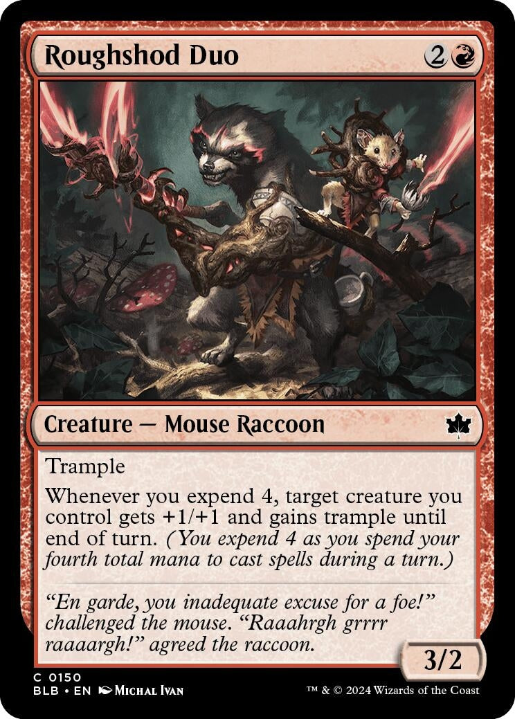 Image for Roughshod Duo (150) (BLB) - Magic: The Gathering