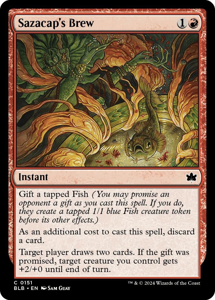 Image for Sazacap's Brew (151) (BLB) - Magic: The Gathering