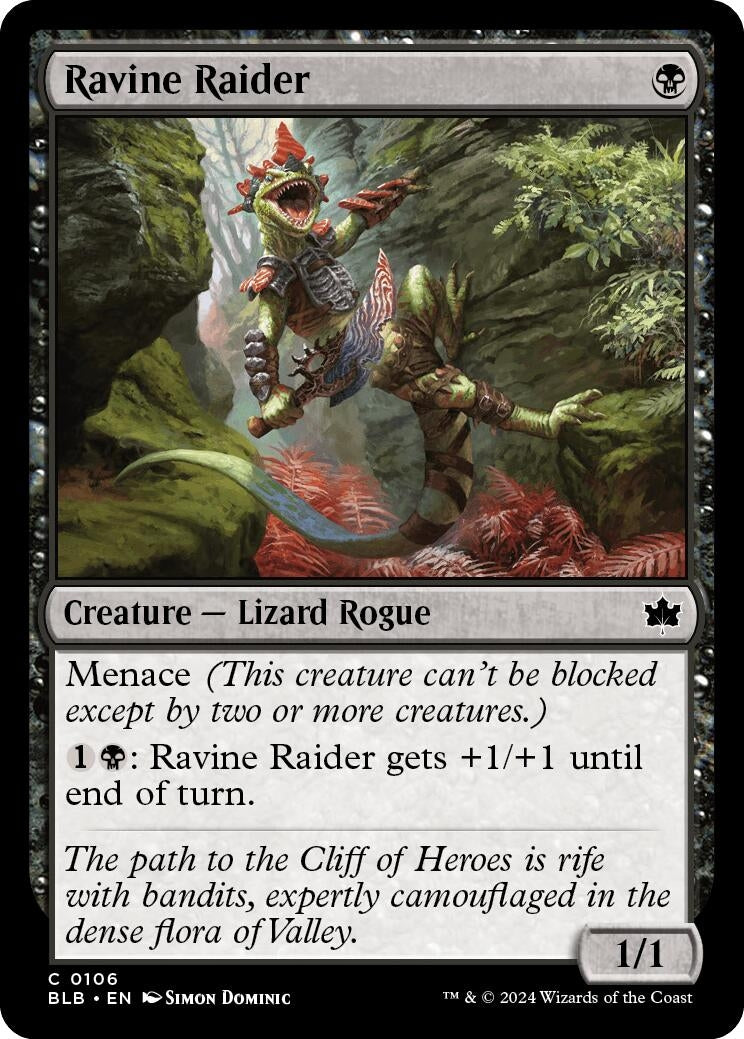 Image for Ravine Raider (106) (BLB) - Magic: The Gathering