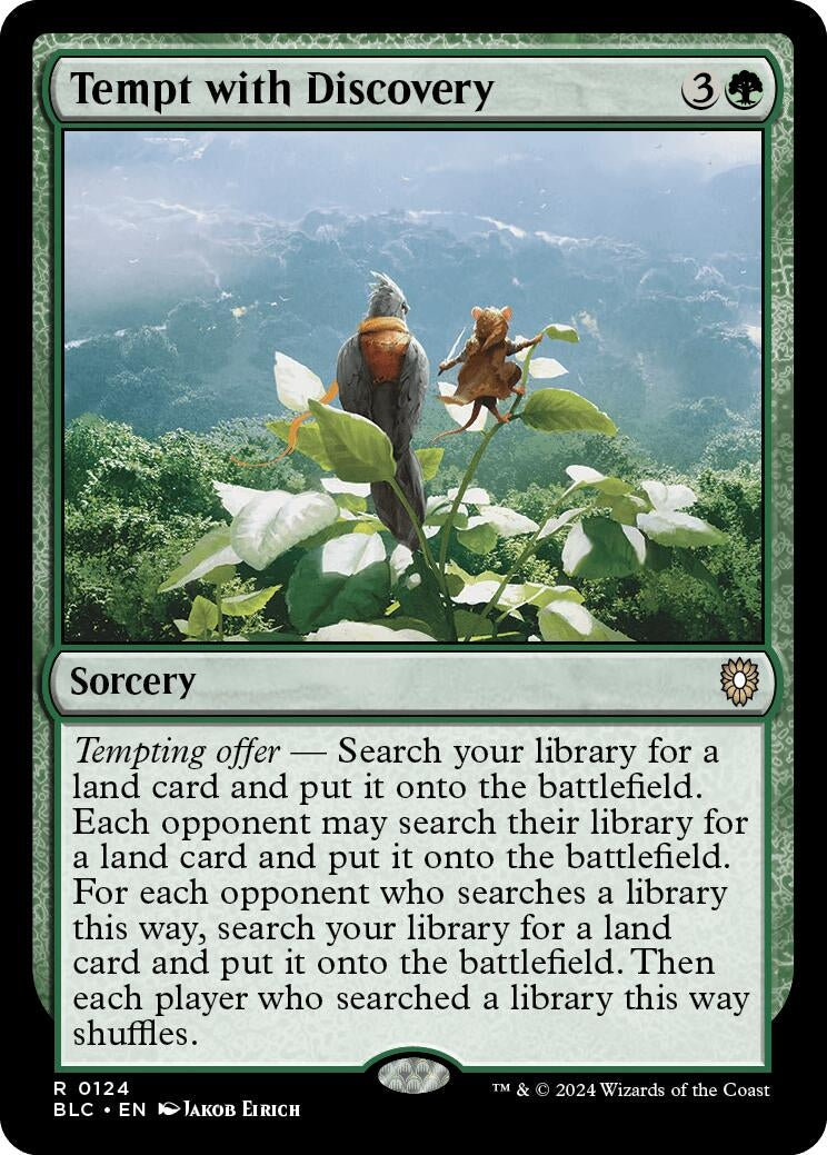 Image for Tempt with Discovery (124) (BLC) - Magic: The Gathering