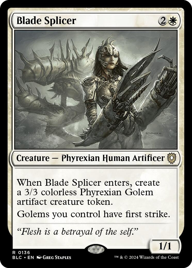 Image for Blade Splicer (136) (BLC) - Magic: The Gathering
