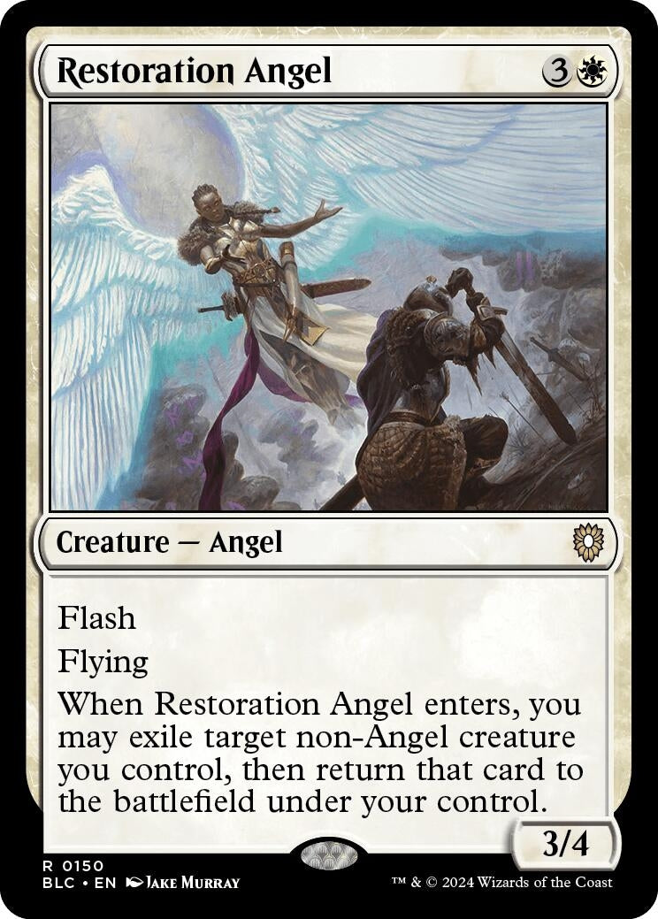 Image for Restoration Angel (150) (BLC) - Magic: The Gathering