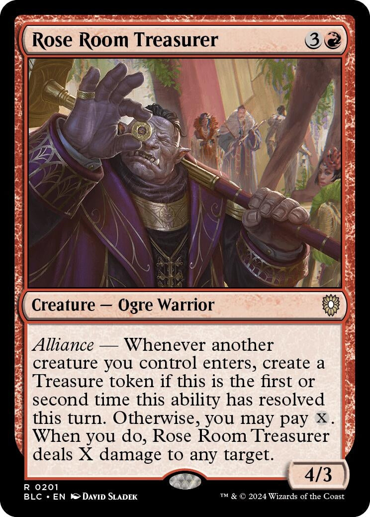 Image for Rose Room Treasurer (201) (BLC) - Magic: The Gathering