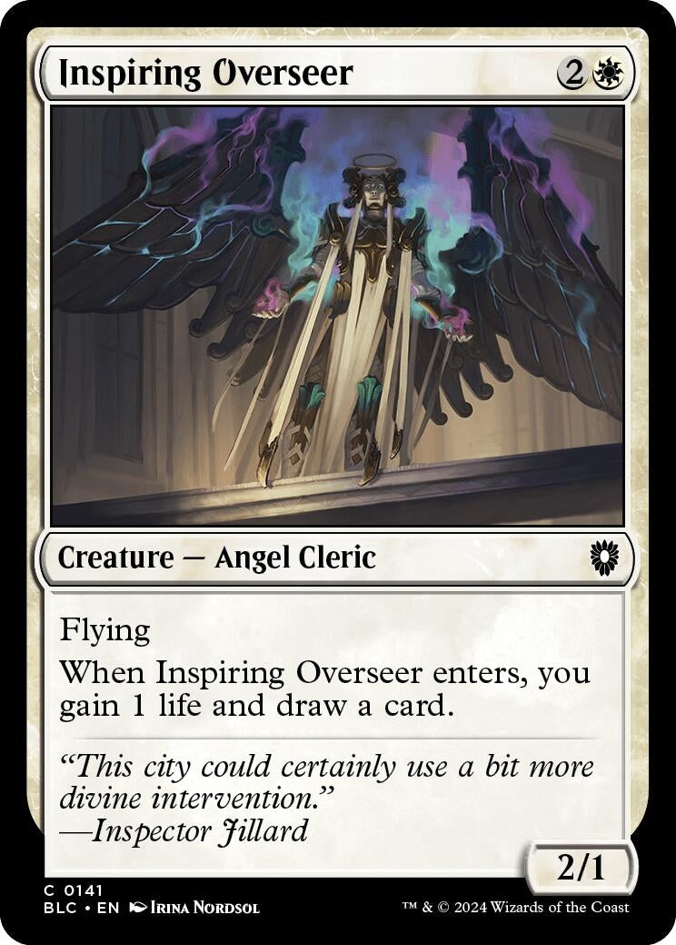 Image for Inspiring Overseer (141) (BLC) - Magic: The Gathering