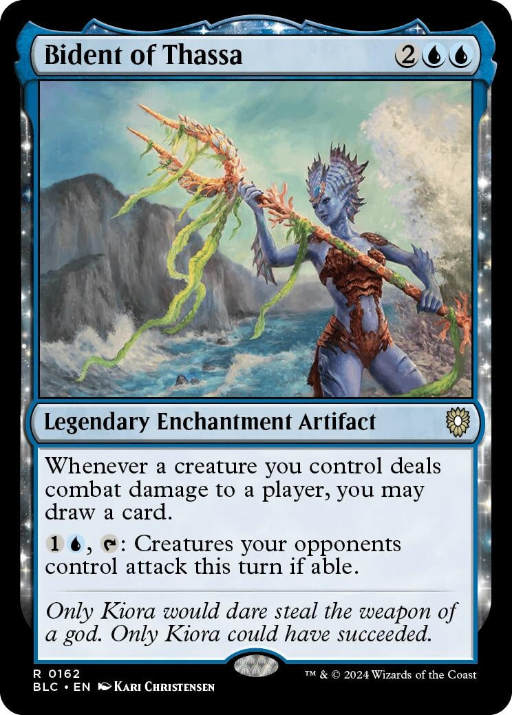 Image for Bident of Thassa (162) (BLC) - Magic: The Gathering