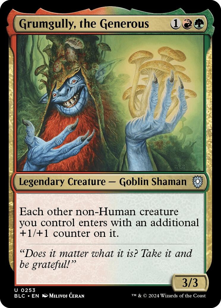 Image for Grumgully, the Generous (253) (BLC) - Magic: The Gathering