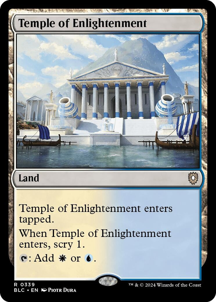 Image for Temple of Enlightenment (339) (BLC) - Magic: The Gathering