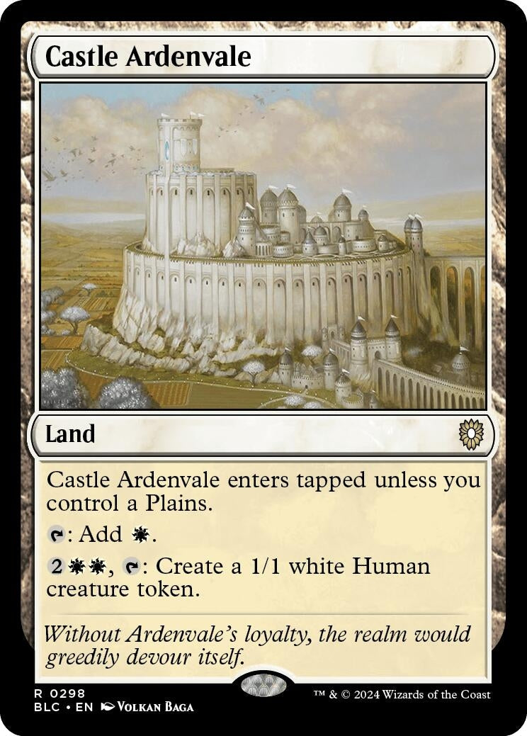 Image for Castle Ardenvale (298) (BLC) - Magic: The Gathering