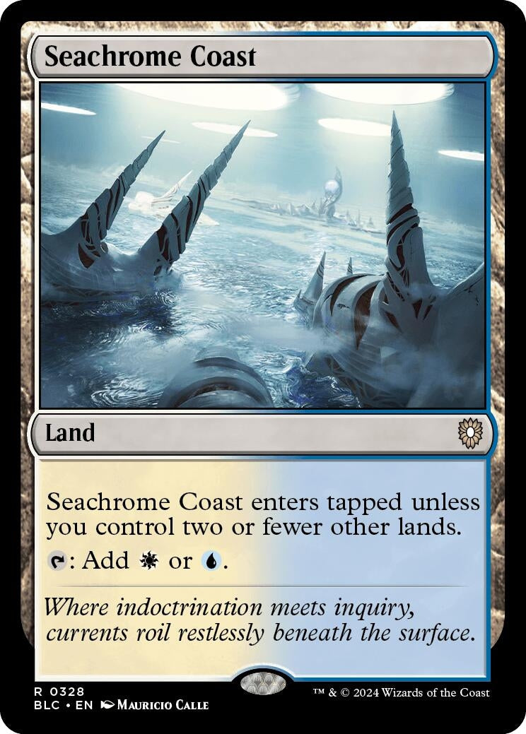 Image for Seachrome Coast (328) (BLC) - Magic: The Gathering