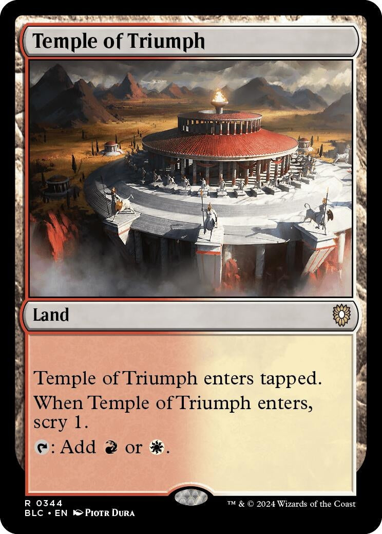 Image for Temple of Triumph (344) (BLC) - Magic: The Gathering