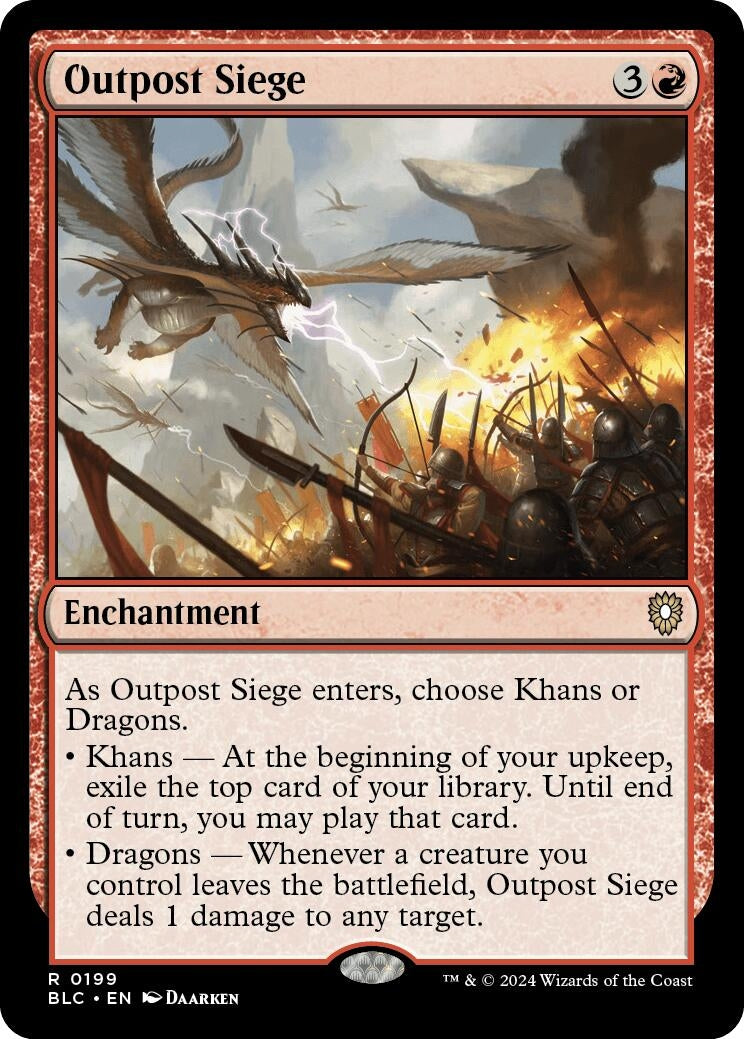 Image for Outpost Siege (199) (BLC) - Magic: The Gathering