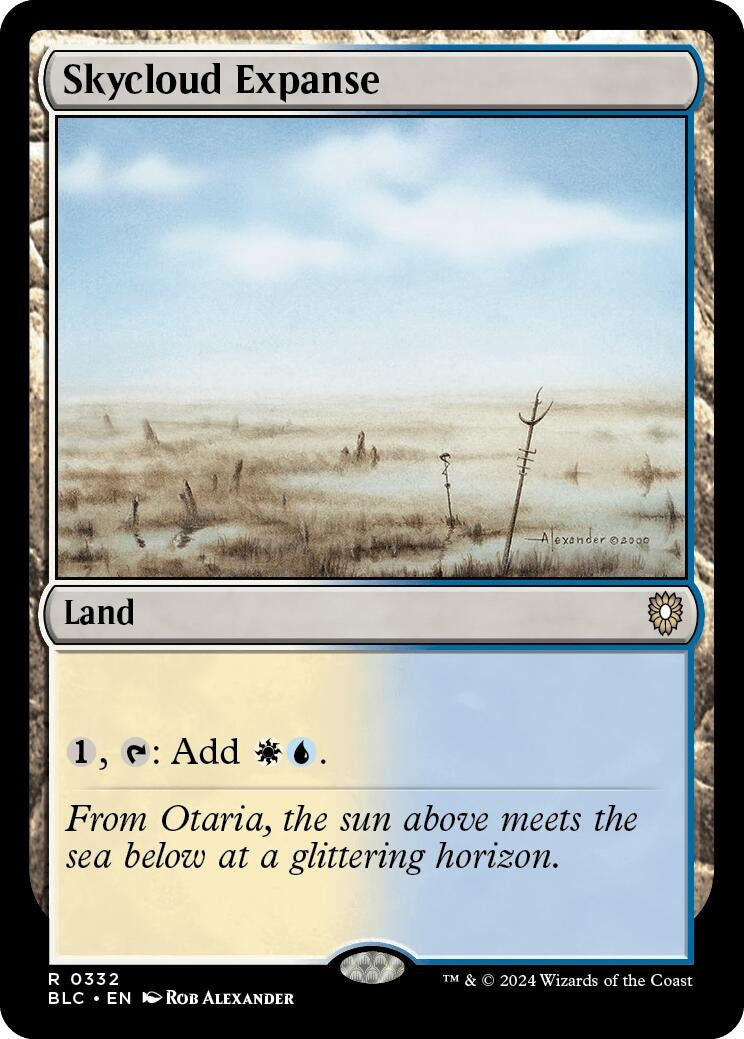 Image for Skycloud Expanse (332) (BLC) - Magic: The Gathering
