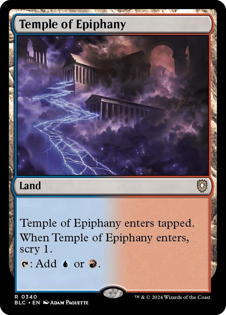 Image for Temple of Epiphany (340) (BLC) - Magic: The Gathering