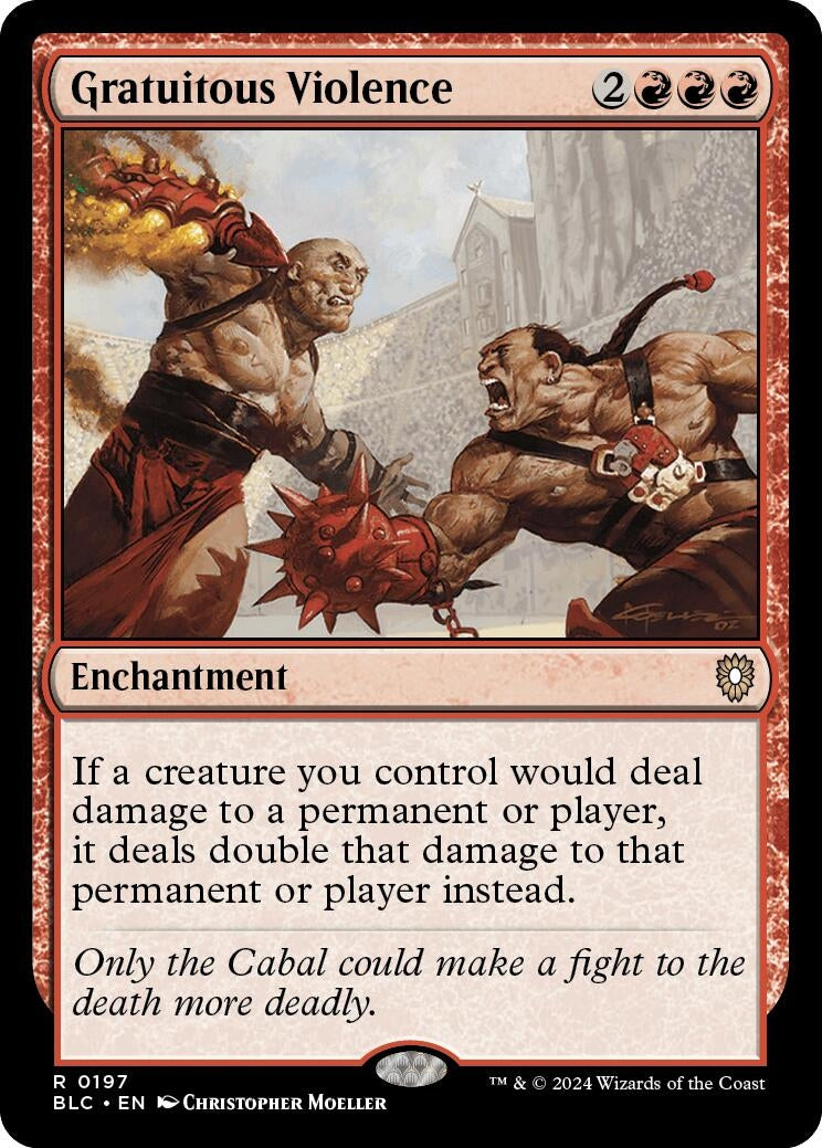 Image for Gratuitous Violence (197) (BLC) - Magic: The Gathering