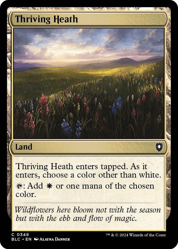 Image for Thriving Heath (348) (BLC) - Magic: The Gathering