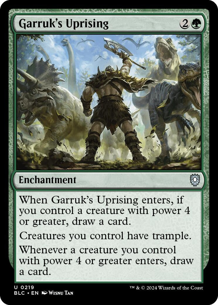 Image for Garruk's Uprising (219) (BLC) - Magic: The Gathering