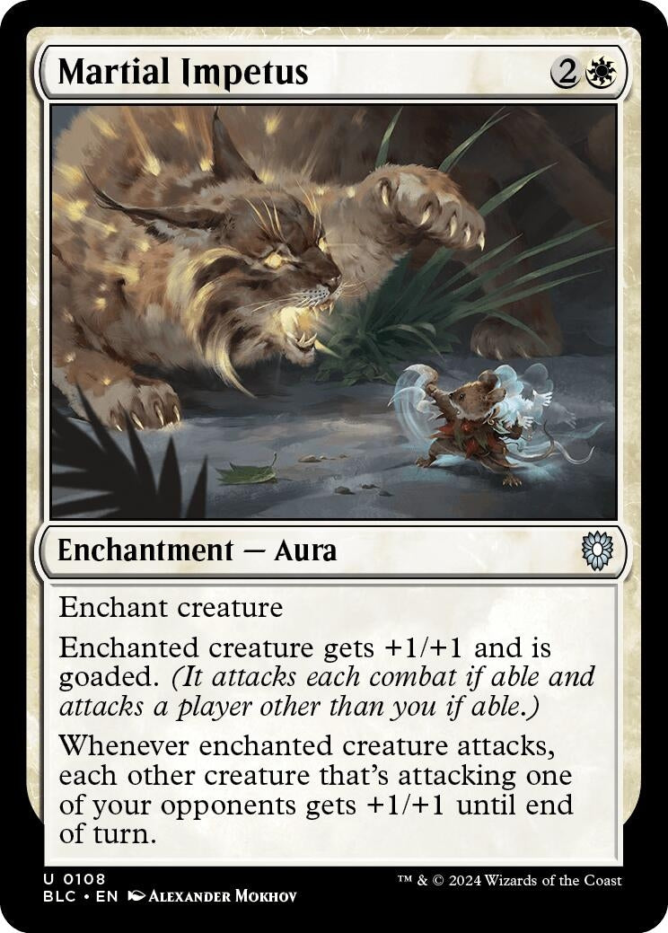 Image for Martial Impetus (108) (BLC) - Magic: The Gathering