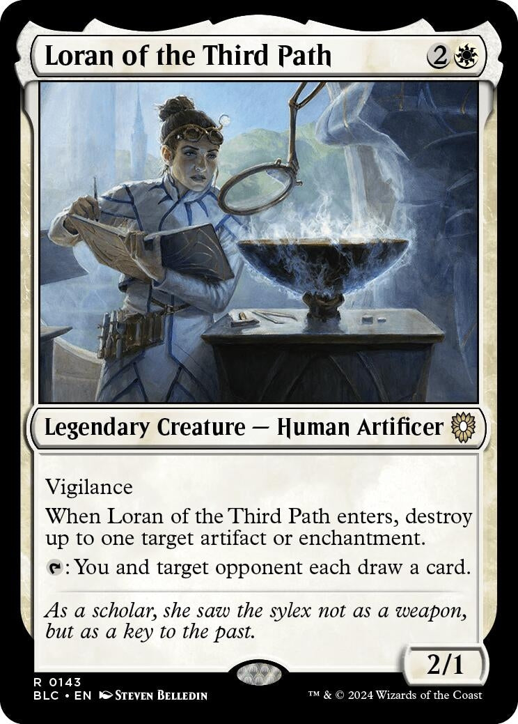 Image for Loran of the Third Path (143) (BLC) - Magic: The Gathering