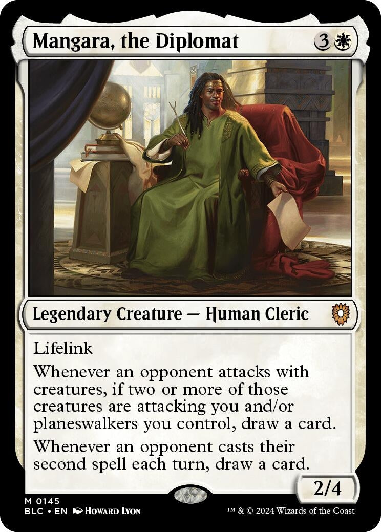 Image for Mangara, the Diplomat (145) (BLC) - Magic: The Gathering